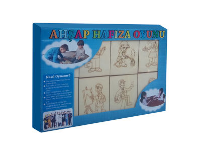  - Ahşap Hafıza Oyunu-Meslekler