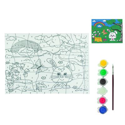  - BTS24 Boyama Tuval Sayılı Set 25x35