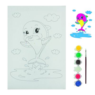  - BTS3 Boyama Tuval Sayılı Set 25x35 Yunus