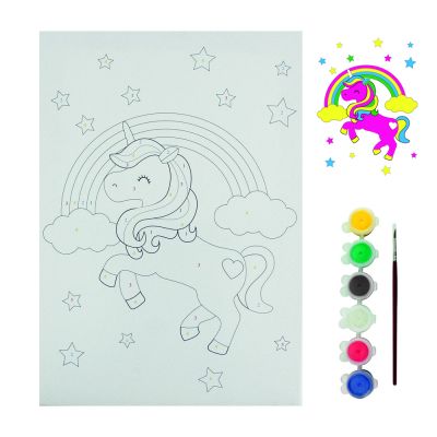  - BTS5 Boyama Tuval Sayılı Set 25x35 Unicorn