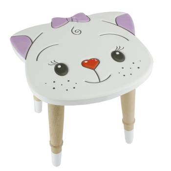  - ÇG75 Kedi Desenli Çocuk Taburesi