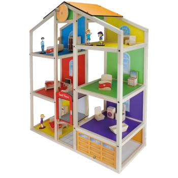 EV19 Ahşap Asansörlü Oyun Evi