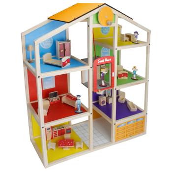  - EV19 Ahşap Asansörlü Oyun Evi