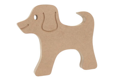  - F59 Ahşap Köpek Biblo