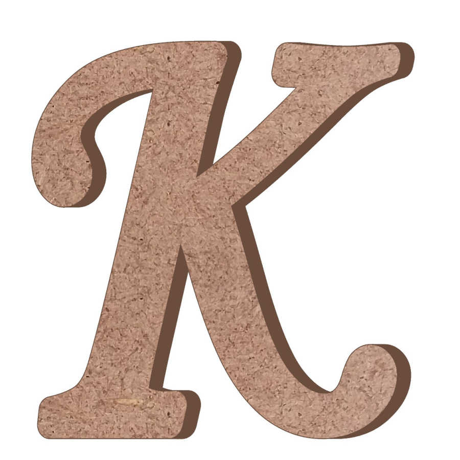 Hr14 K Letter Biblo Wood Object Hr14 K Letter Biblo Wood Object