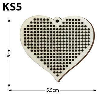  - Ks5-Kalpli Delikli Kolye
