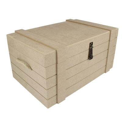  - KU88 Ahşap Çıtalı Sandık Orta