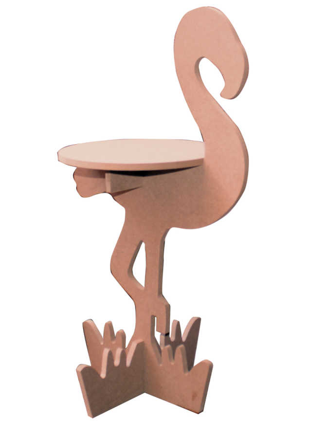 Kultur Mahallesi Icindeki Flamingo Ahsap Boyama Sehba 40x60