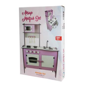 T1001 Çocuk Oyun Mutfak Pembe