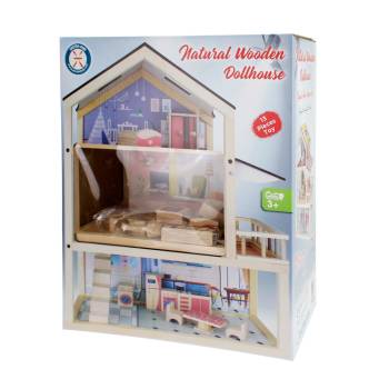 T2003 Doğal Ağaç Çocuk Oyun Evi