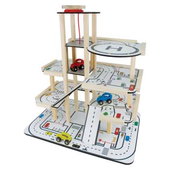 T3101 Ahşap Asansörlü Otopark