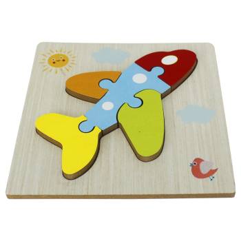 T5004 Ahşap Puzzle Uçak