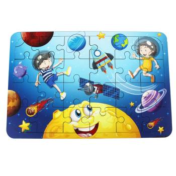  - T5008 Ahşap Puzzle Uzay