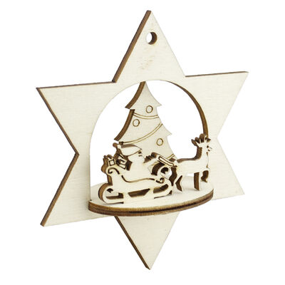  - YB54 Yılbaşı Ağaç Süsü Çam Ağacı Noel Baba